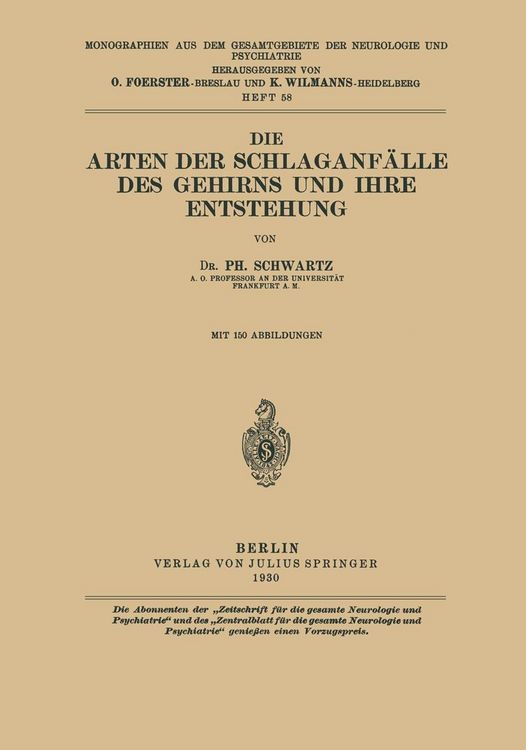 Produktbild: Die Arten der Schlaganf&auml;lle des Gehirns und ihre Entstehung