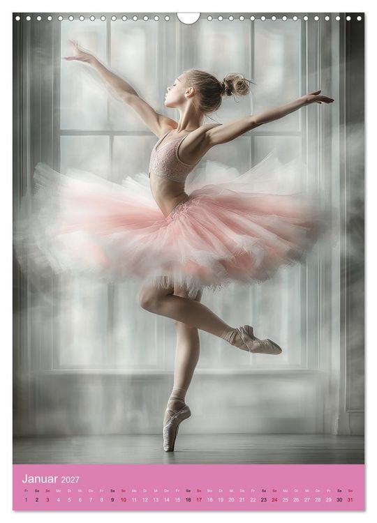 Produktbild: Sch&ouml;nheit und Eleganz im Ballett (Wandkalender 2027 DIN A3 hoch), CALVENDO Monatskalender