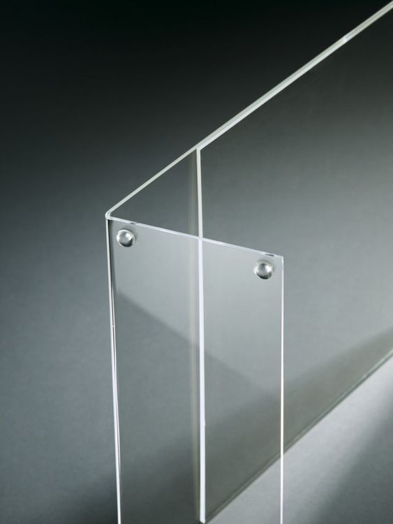Produktbild: sigel Tischaufsteller Schr&auml;g Acryl transparent DIN A5