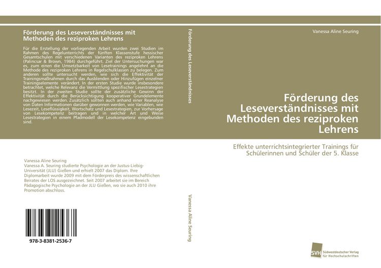 Produktbild: F&ouml;rderung des Leseverst&auml;ndnisses mit Methoden des reziproken Lehrens