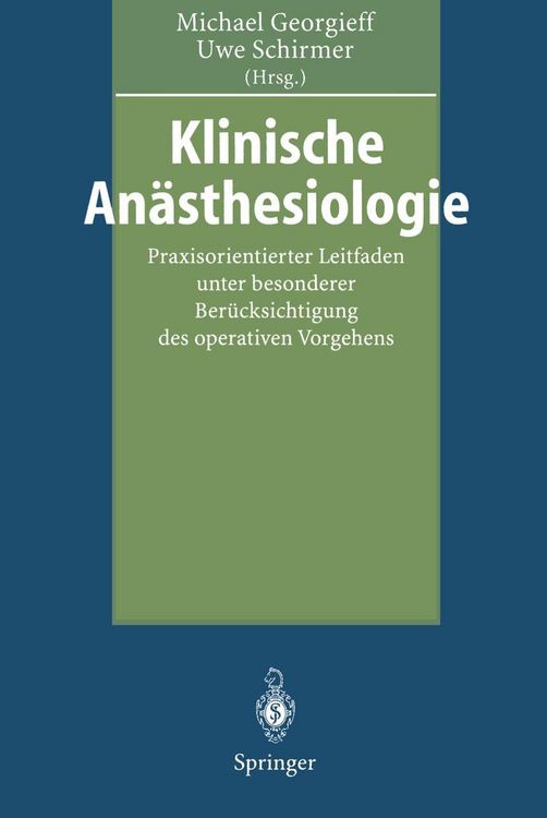 Produktbild: Klinische An&auml;sthesiologie