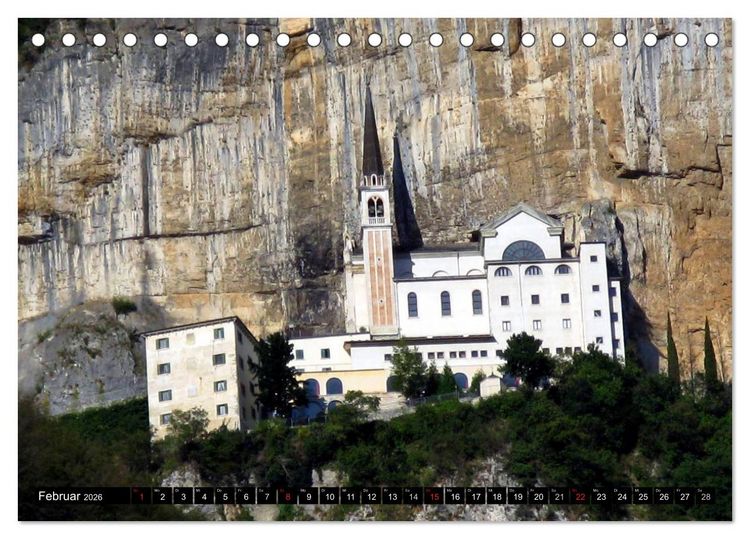 Produktbild: Romantisches Fernweh - Gardasee (Tischkalender 2026 DIN A5 quer), CALVENDO Monatskalender
