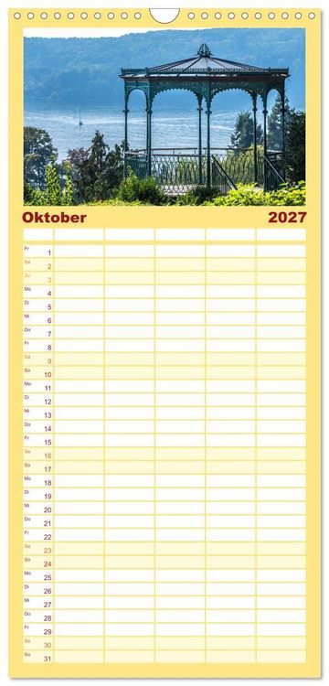 Produktbild: Familienplaner 2027 - &Uuml;berlingen am sch&ouml;nen Bodensee mit 5 Spalten (Wandkalender, 21 x 45 cm) CALVENDO