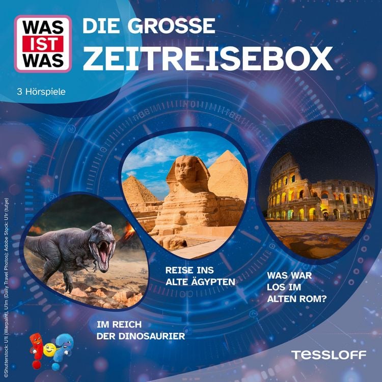 Produktbild: WAS IST WAS H&ouml;rspielbox: Die gro&szlig;e Zeitreisebox