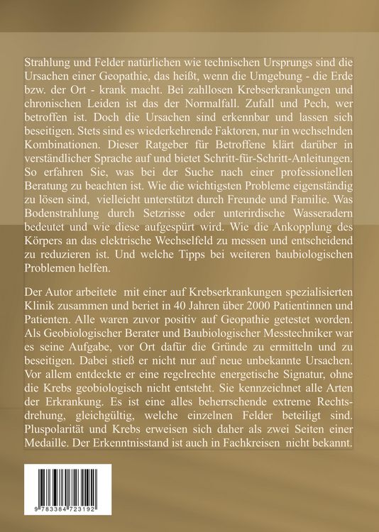 Produktbild: Das Krebs-Handbuch Strahlung und Geopathie
