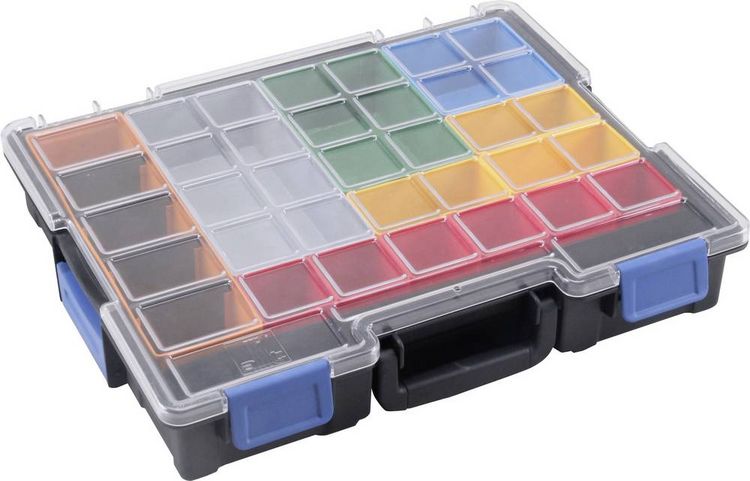 Produktbild: Allit EuroPlus Pro K44/18 Sortimentskoffer (B x H x T) 440 x 76 x 355 mm Anzahl F&auml;cher: 18 Inhalt 1 St.