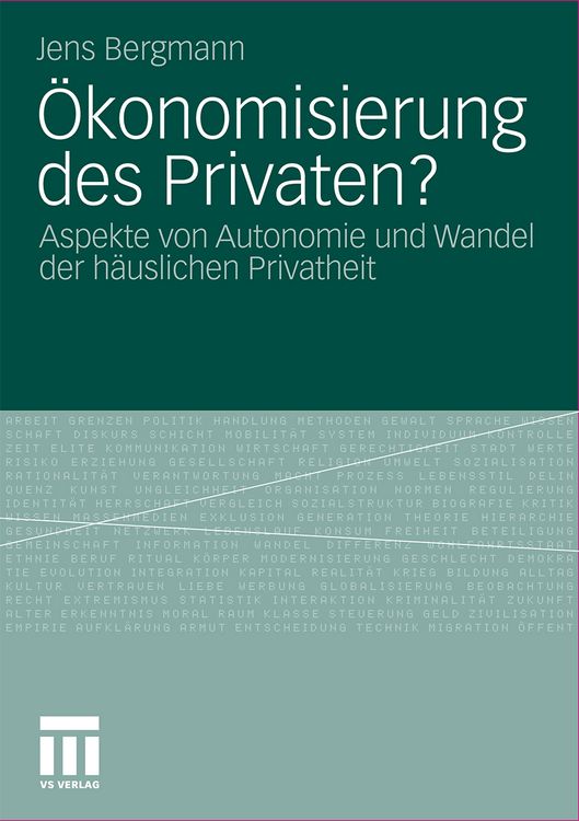Produktbild: &Ouml;konomisierung des Privaten?