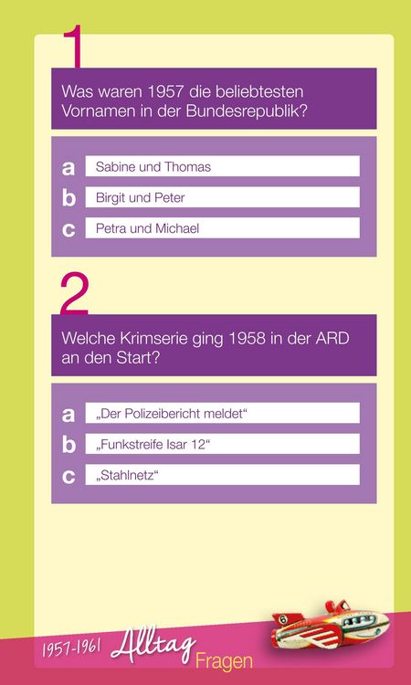 Produktbild: Wir vom Jahrgang 1957 &ndash; Das Quiz