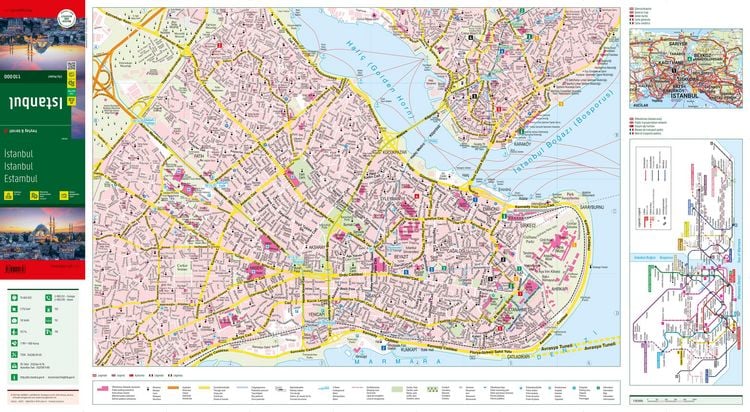 Istanbul, Stadtplan 1:10.000, freytag & berndt