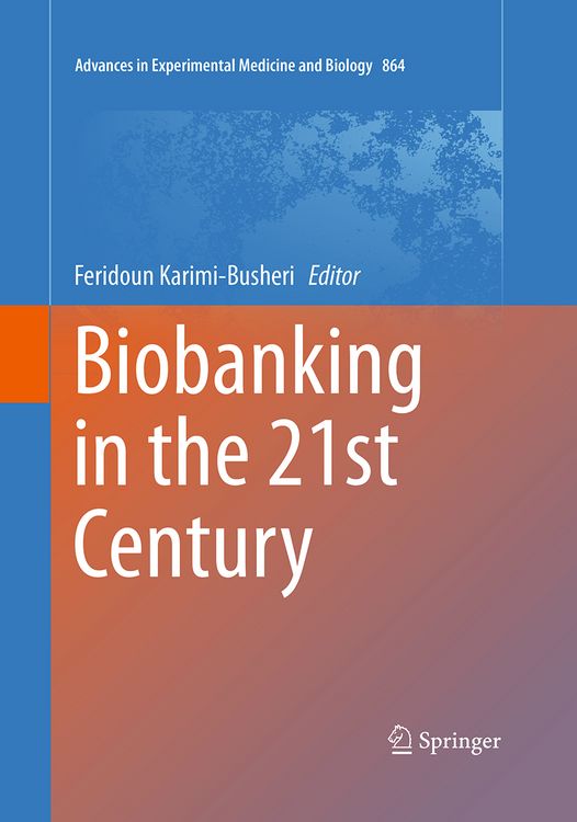 Produktbild: Biobanking in the 21st Century