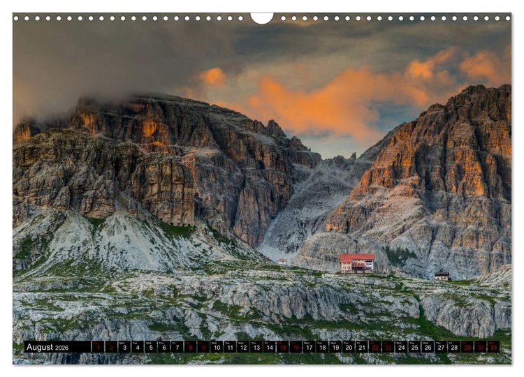 Produktbild: The Dolomites Mountains (Wall Calendar 2026 DIN A3 landscape), CALVENDO 12 Month Wall Calendar