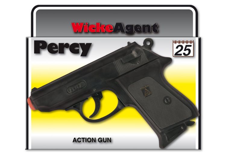 Produktbild: 25er Agentenrevolver Percy ca. 15,8 cm, Box