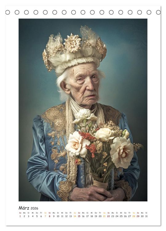 Produktbild: Au&szlig;ergew&ouml;hnliche Portraits (Tischkalender 2026 DIN A5 hoch), CALVENDO Monatskalender