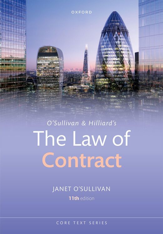 Produktbild: O'Sullivan & Hilliard's The Law of Contract
