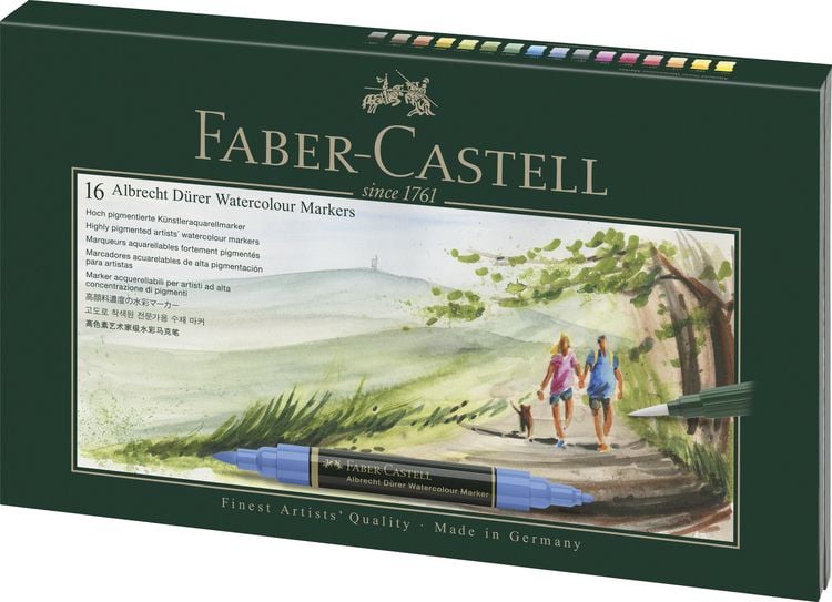 Produktbild: Faber-Castell Aquarellmarker Albrecht D&uuml;rer, 16er Set