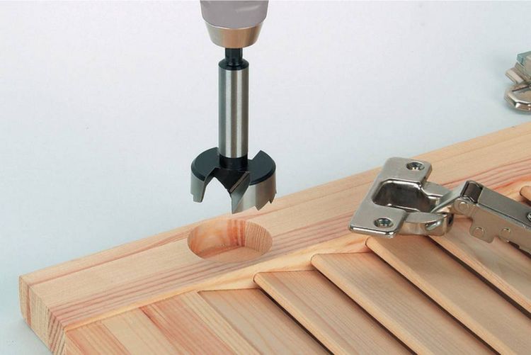 Produktbild: Wolfcraft 3310000 Forstnerbohrer 35mm Gesamtl&auml;nge 90mm 1/4\" (6.3 mm) 1St.
