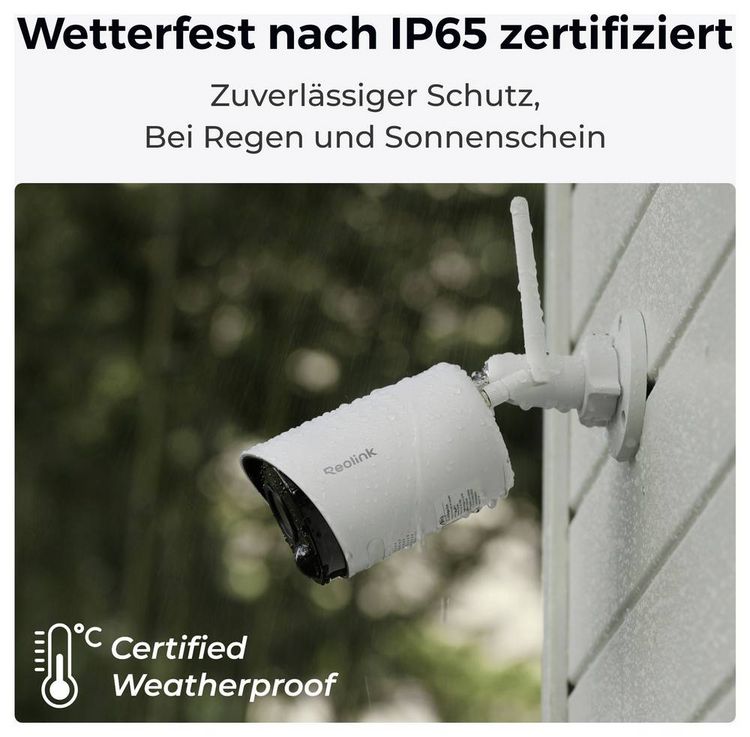Produktbild: Reolink Argus Series B320 WLAN IP &Uuml;berwachungskamera 2304 x 1296 Pixel