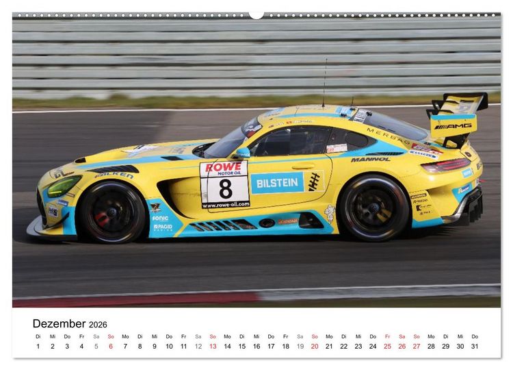 Produktbild: VLN Langstrecken Meisterschaft (Wandkalender 2026 DIN A2 quer), CALVENDO Monatskalender