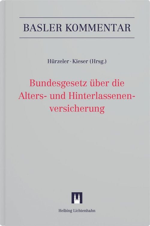 Produktbild: Bundesgesetz über die Alters- und Hinterlassenenversicherung (AHVG)