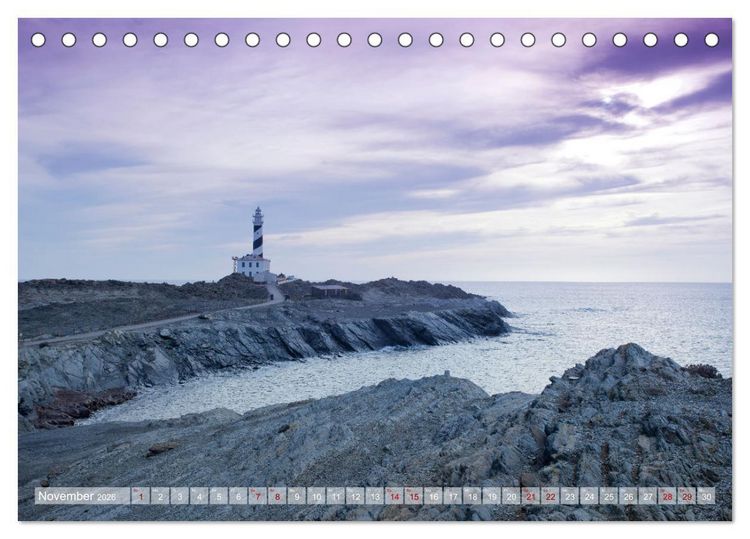 Produktbild: Menorca - Perle im MIttelmeer (Tischkalender 2026 DIN A5 quer), CALVENDO Monatskalender