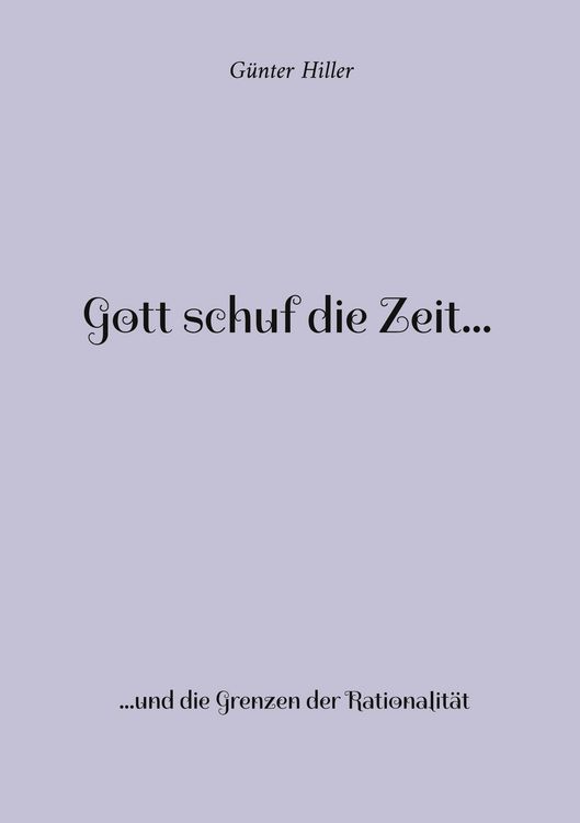 Produktbild: Gott schuf die Zeit...