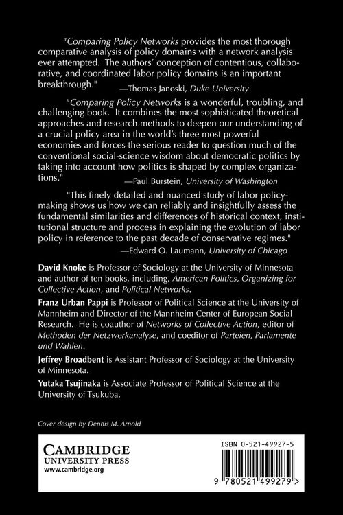 Produktbild: Comparing Policy Networks