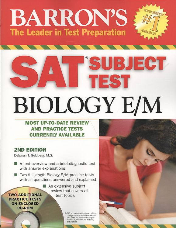 Produktbild: Barron's SAT Subject Test Biology E/M