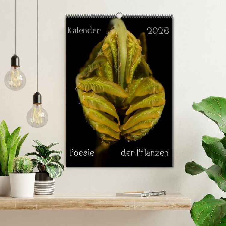 Produktbild: Poesie der Pflanzen (Wandkalender 2026 DIN A2 hoch), CALVENDO Monatskalender