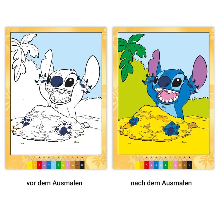 Produktbild: CreArt Malen nach Zahlen ab 7 Disney - Lilo & Stitch