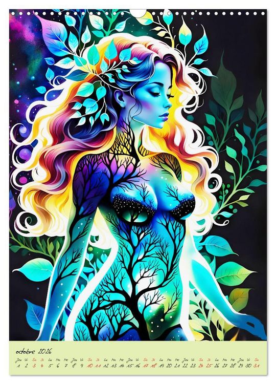 Produktbild: L'&eacute;l&eacute;gance de la nature (Calendrier mural 2026 DIN A3 horizontal), CALVENDO calendrier mensuel