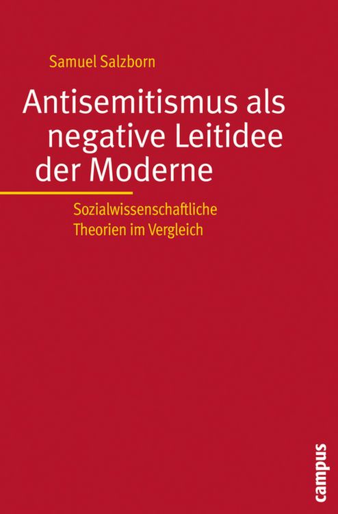 Produktbild: Antisemitismus als negative Leitidee der Moderne