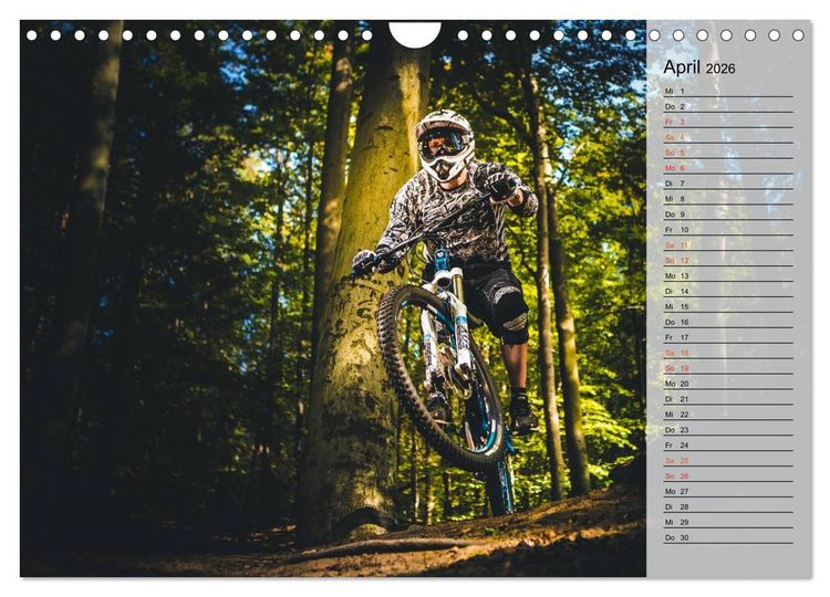 Produktbild: Mountainbike Action (Wandkalender 2026 DIN A4 quer), CALVENDO Monatskalender