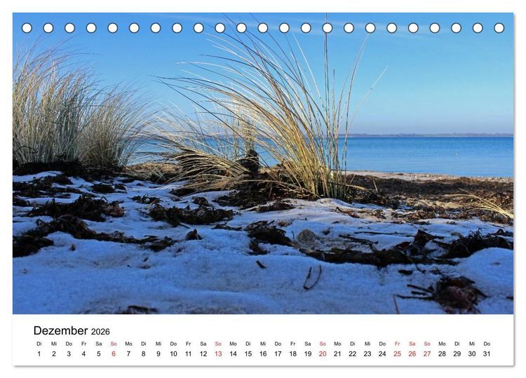 Produktbild: Ostseek&uuml;ste 2026 (Tischkalender 2026 DIN A5 quer), CALVENDO Monatskalender