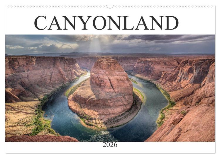 Produktbild: CANYONLAND, USA (Wandkalender 2026 DIN A2 quer), CALVENDO Monatskalender
