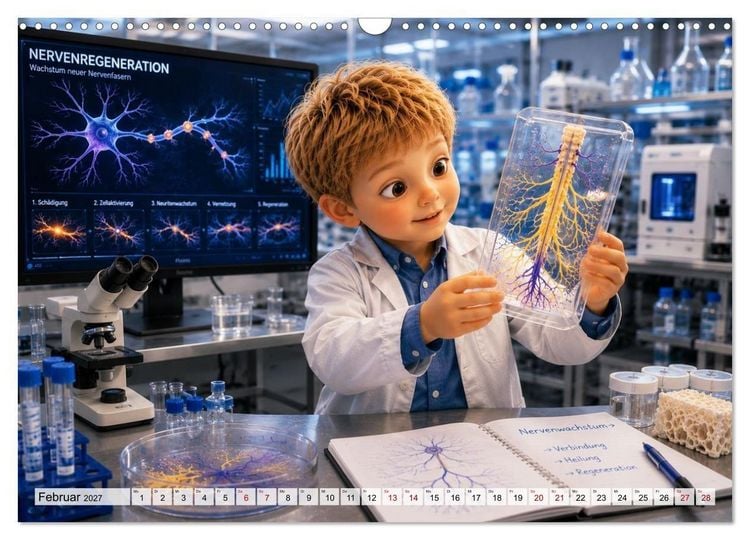 Produktbild: Patrick, Forscher mit Herz (Wandkalender 2027 DIN A3 quer), CALVENDO Monatskalender