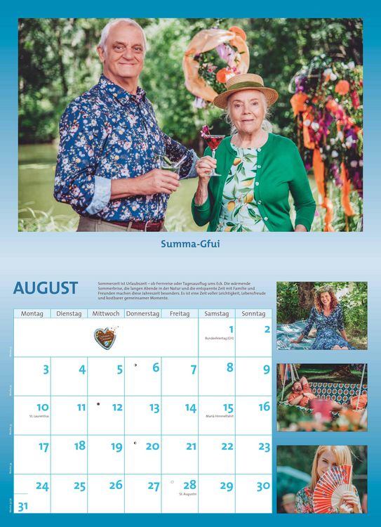 Produktbild: Dahoam is Dahoam 2026 - Broschürenkalender - Wandkalender - mit Jahresplaner - Format 42 x 29 cm