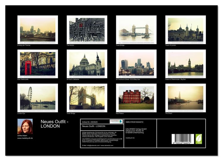 Produktbild: Neues Outfit - LONDON (Wandkalender 2026 DIN A3 quer), CALVENDO Monatskalender