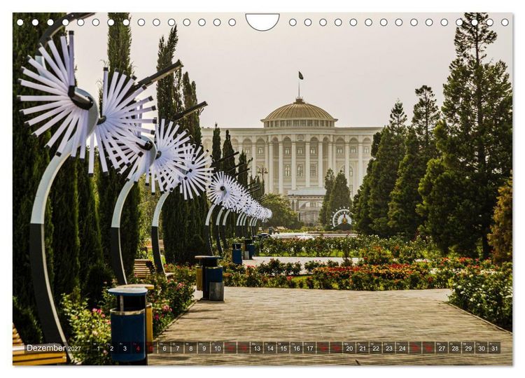 Produktbild: Duschanbe &ndash; Hauptstadt von Tadschikistan (Wandkalender 2027 DIN A4 quer), CALVENDO Monatskalender