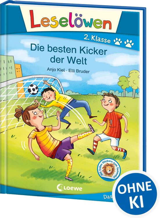 Produktbild: Lesel&ouml;wen 2. Klasse - Die besten Kicker der Welt