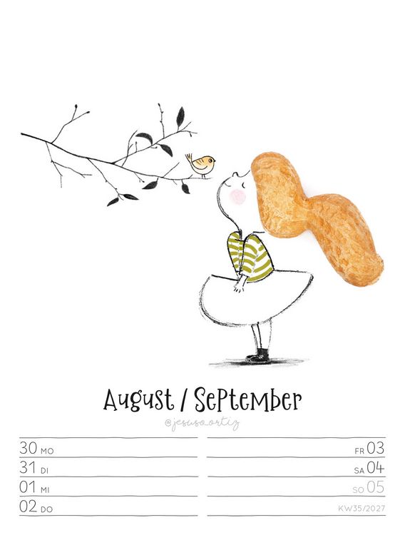 Produktbild: Little Dreams Wochenplaner Kalender 2027