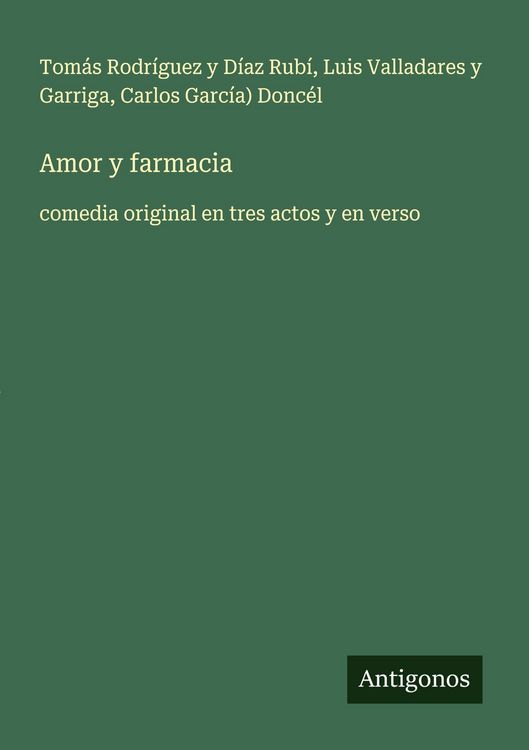 Produktbild: Amor y farmacia