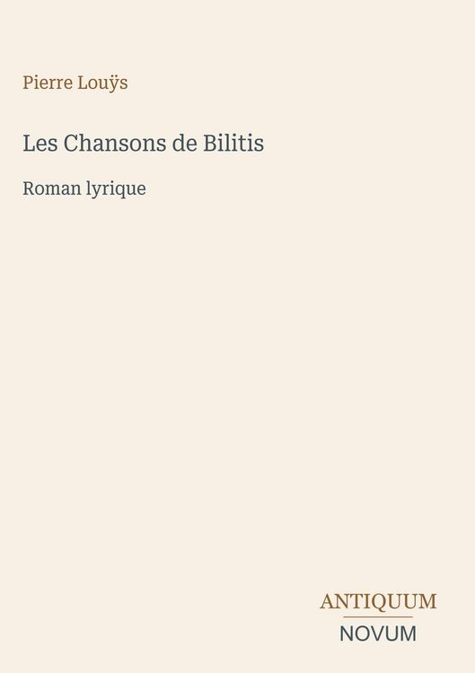 Produktbild: Les Chansons de Bilitis