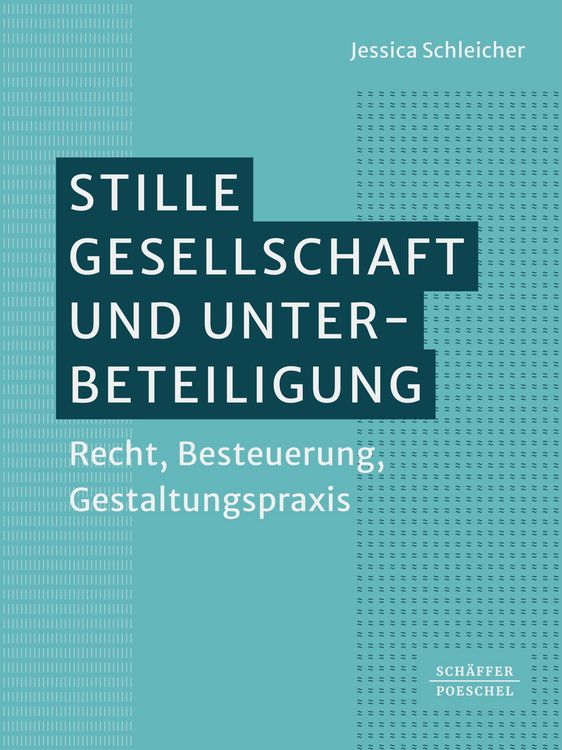 Produktbild: Stille Gesellschaft und Unterbeteiligung