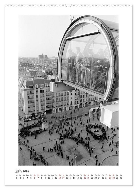 Produktbild: Visage de Paris, ann&eacute;es 1970 (Calendrier mural 2026 DIN A2 horizontal), CALVENDO calendrier mensuel