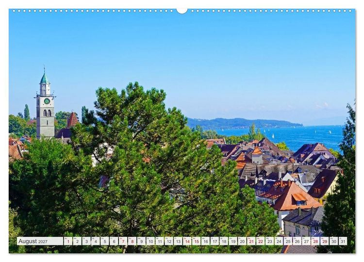 Produktbild: Bodensee - Traumlandschaften am Wasser (Wandkalender 2027 DIN A2 quer), CALVENDO Monatskalender