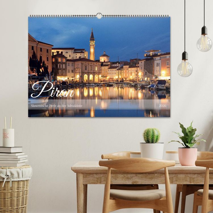 Produktbild: Piran - Slowenische Perle an der Adriak&uuml;ste (Wandkalender 2026 DIN A2 quer), CALVENDO Monatskalender
