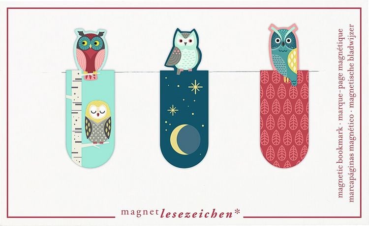 Produktbild: Magnetlesezeichen Nachteulen