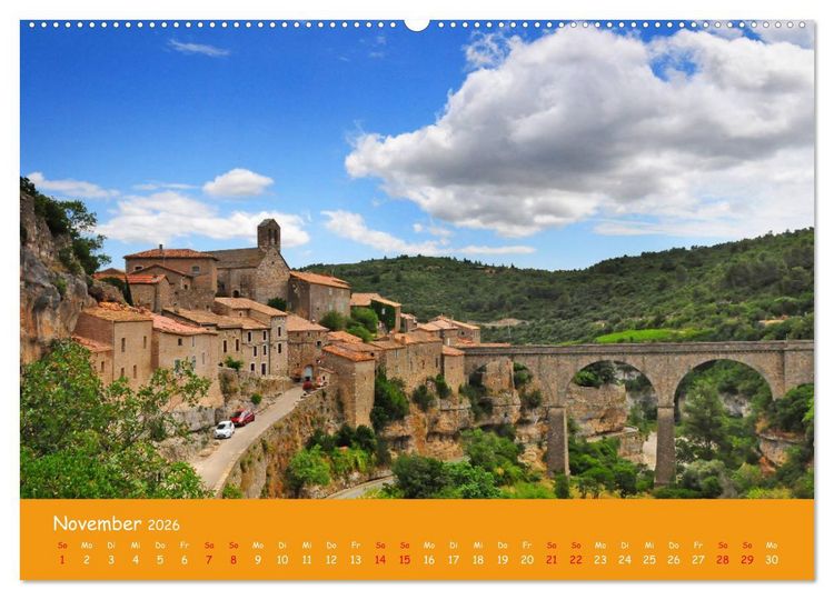 Produktbild: Quer durch S&uuml;dfrankreich (hochwertiger Premium Wandkalender 2026 DIN A2 quer), Kunstdruck in Hochglanz