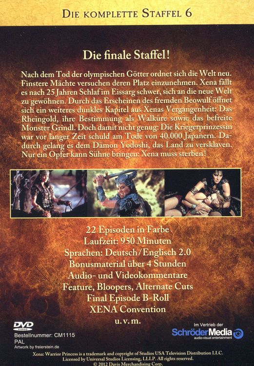 Produktbild: Xena - Warrior Princes - Staffel 6 [6 DVDs]