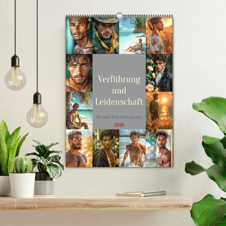 Produktbild: Verf&uuml;hrung und Leidenschaft (Wandkalender 2026 DIN A2 hoch), CALVENDO Monatskalender